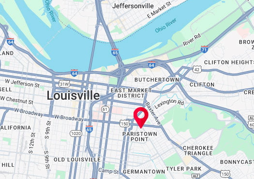 Map to Louisville Office